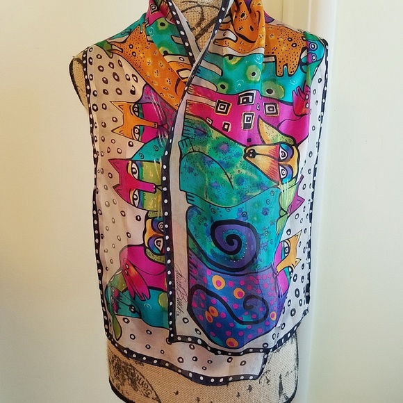 Laurel Burch Accessories - VINTAGE LAUREL BURCH SCARF